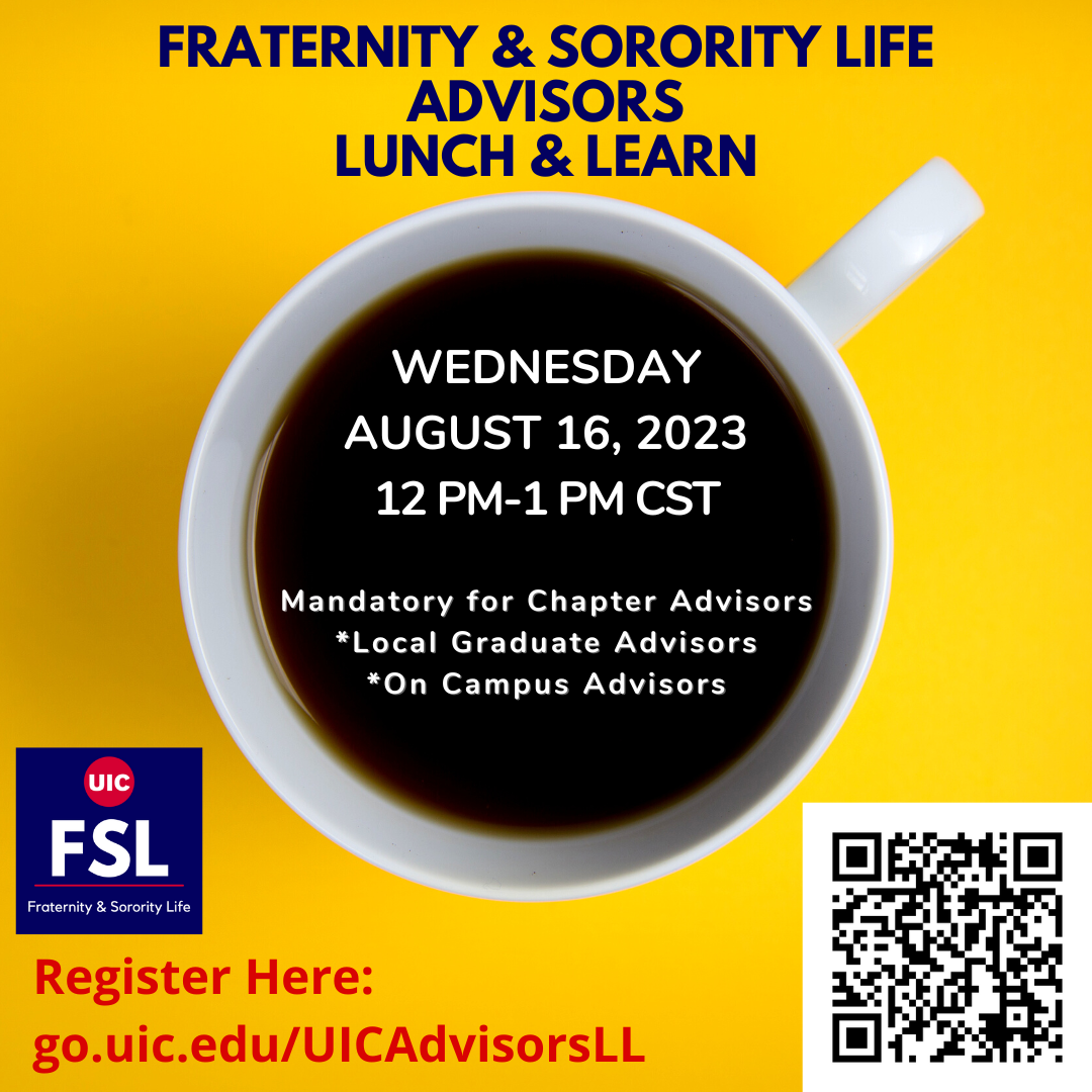 Fraternity and Sorority Life Advisors Lunch and Learn