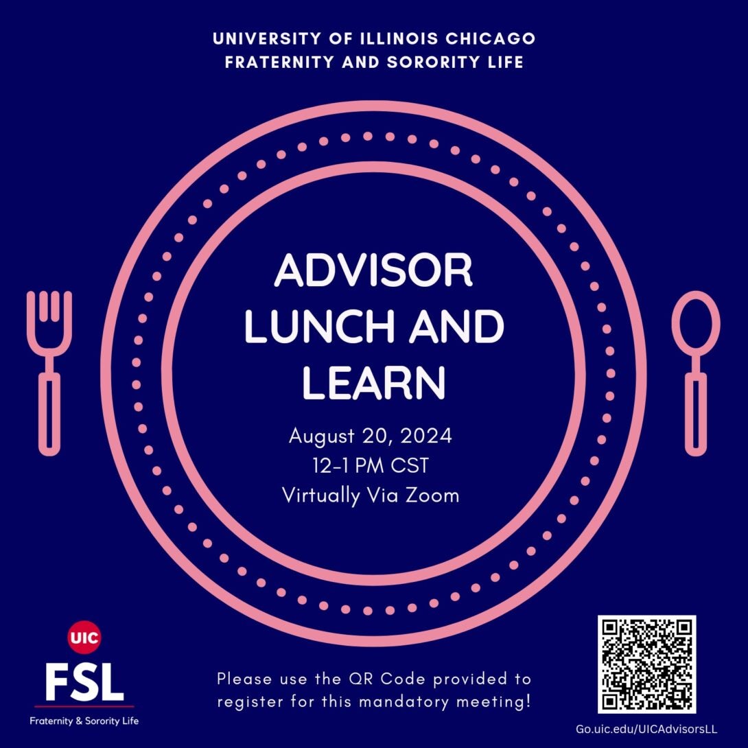 Fraternity and Sorority Life Advisors Lunch and Learn