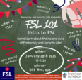 FSL 101 - Intro to FSL - January 28, 2025